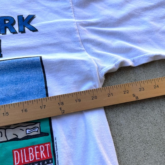 Vintage 90s Dilbert Comic T Shirt The Network Is Down Single Stitch Tech Funny - Picture 5 of 6